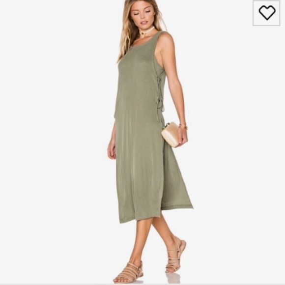 Anthropologie Dresses & Skirts - ❗️Anthropologie Splendid Olive Midi Dres